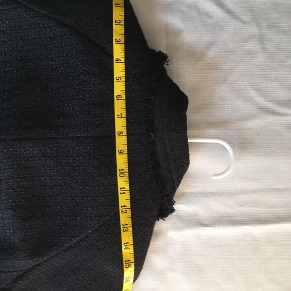 Talbots textured blazer, black, unique buttons - Picture 7 of 8